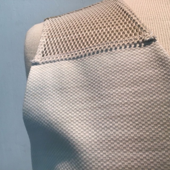 Elie Tahari v neck sleeveless mesh shoulder watercolor print sheath Dres… - Picture 5 of 10